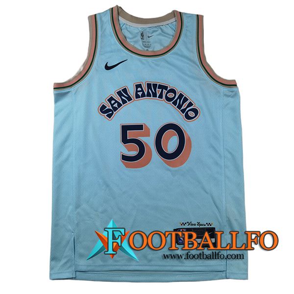 Camisetas San Antonio Spurs (ROBINSON #50) 2025/26 Azul/Naranja