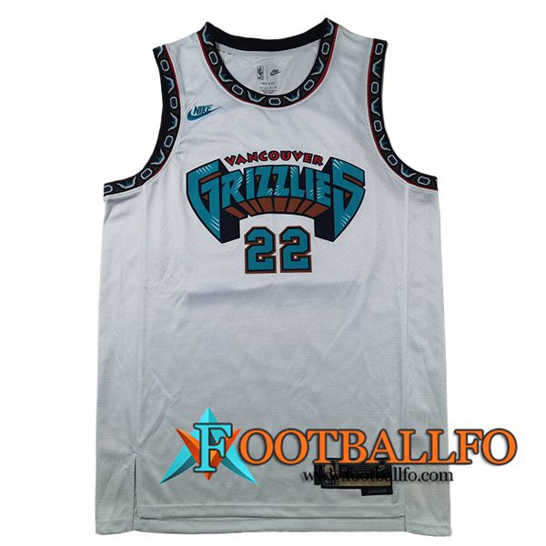 Camisetas Memphis Grizzlies (BANE #22) 2025/26 Blanco/Verde