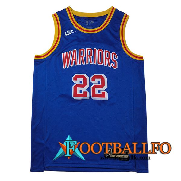 Camisetas Golden State Warriors (WIGGINS #22) 2025/26 Azul/Amarillo/Rojo