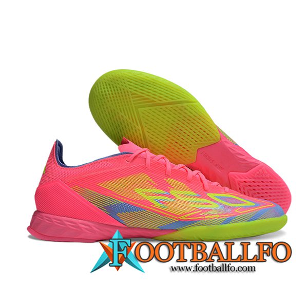 Adidas Botas De Fútbol F50 PRO IC Rosa/Verde/Azul