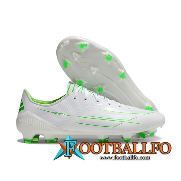 Adidas Botas De Fútbol F50 Elite FG Blanco/Verde