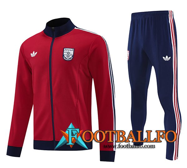 Chandal Equipos De Futbol Chaquetas Arsenal Rojo/Negro 2025/2026