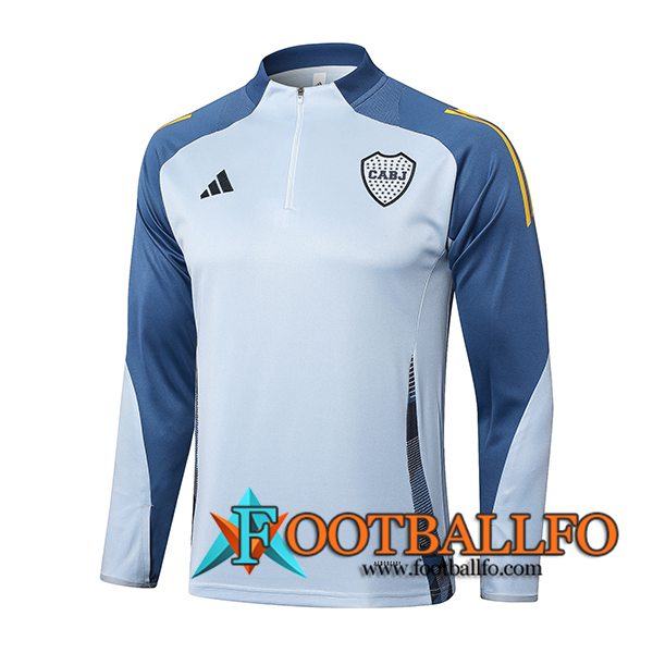 Sudadera De Entrenamiento Boca Juniors Gris/Azul/Amarillo 2025/2026