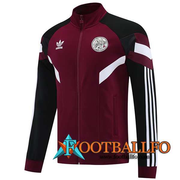 Chaquetas Futbol Ajax Rojo/Negro/Blanco 2025/2026