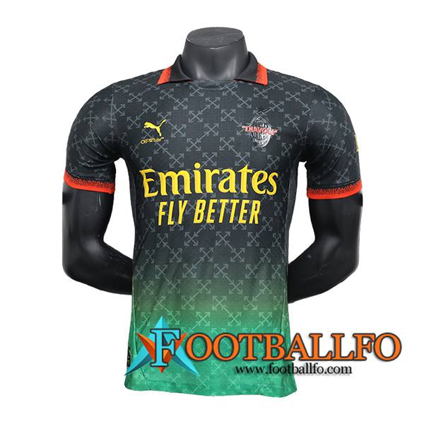 Camisetas De Futbol AC Milan Special Edition Negro/Verde 2024/2025