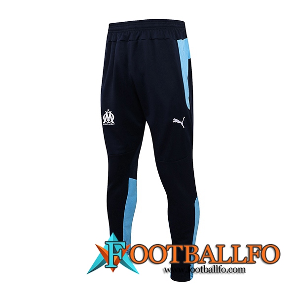 Cortos Futbol Marsella OM Azul/Negro 2021/2022