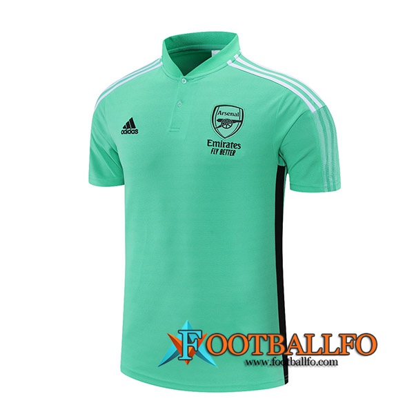 Camiseta Polo FC Arsenal Verde/Negro 2021/2022