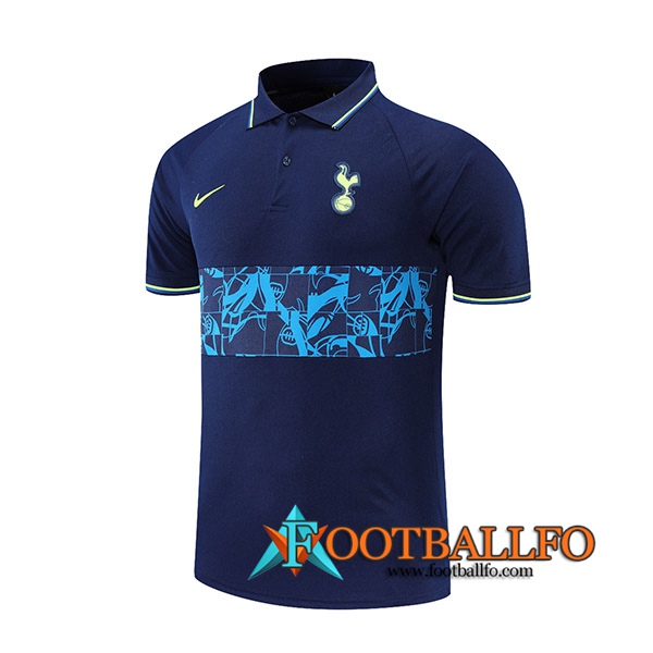 Camiseta Polo Tottenham Hotspur Azul Marino/Azul 2021/2022