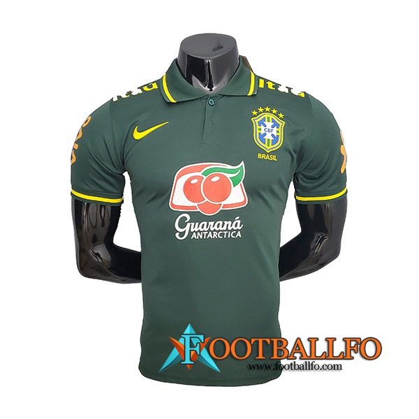 Camiseta Polo Bresil Verde 2021/2022