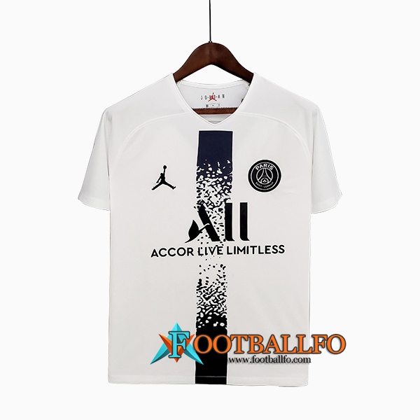 Camiseta Futbol PSG Jordan Special Edition Negro/Blanca 2022/2023